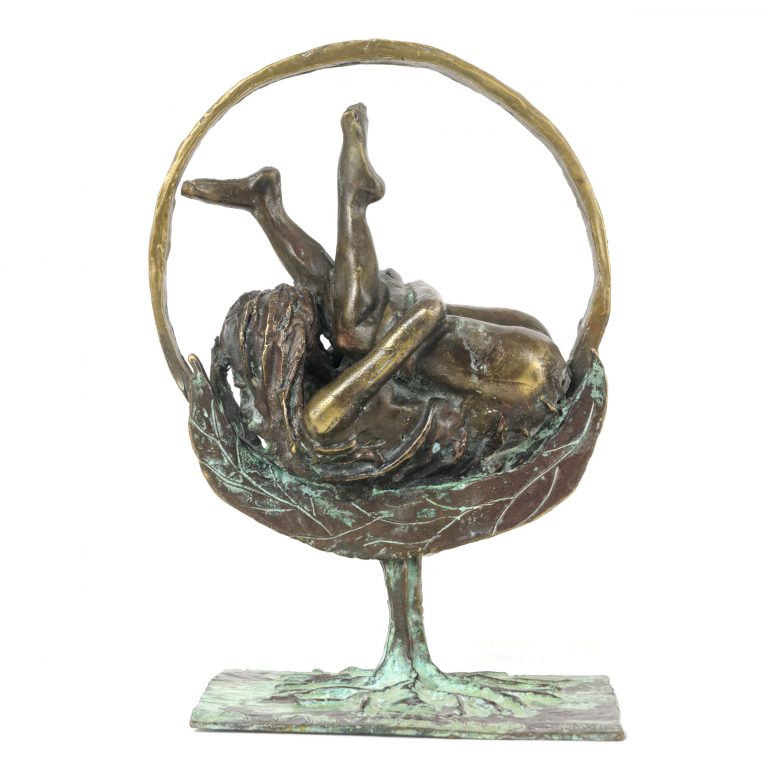 Femme Cosmos Sculpture Bronze Aurelie Moreau 01