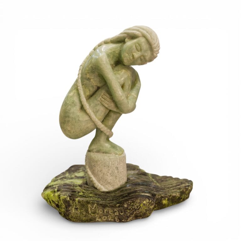 Ancrage Sculpture Steatite Bresil 2026 01