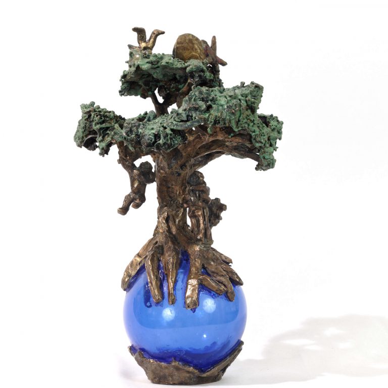 Arbre Amoureux Sculpture Bronze Moreau 06