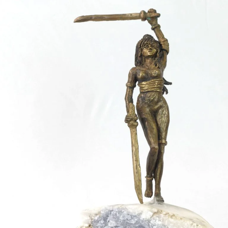 Guerriere Au Sabre Statue Bronze Moreau 00