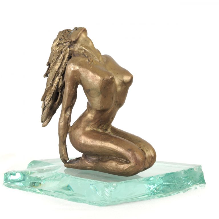 Ouverture Univers Sculpture Nu Bronze Miniature 08