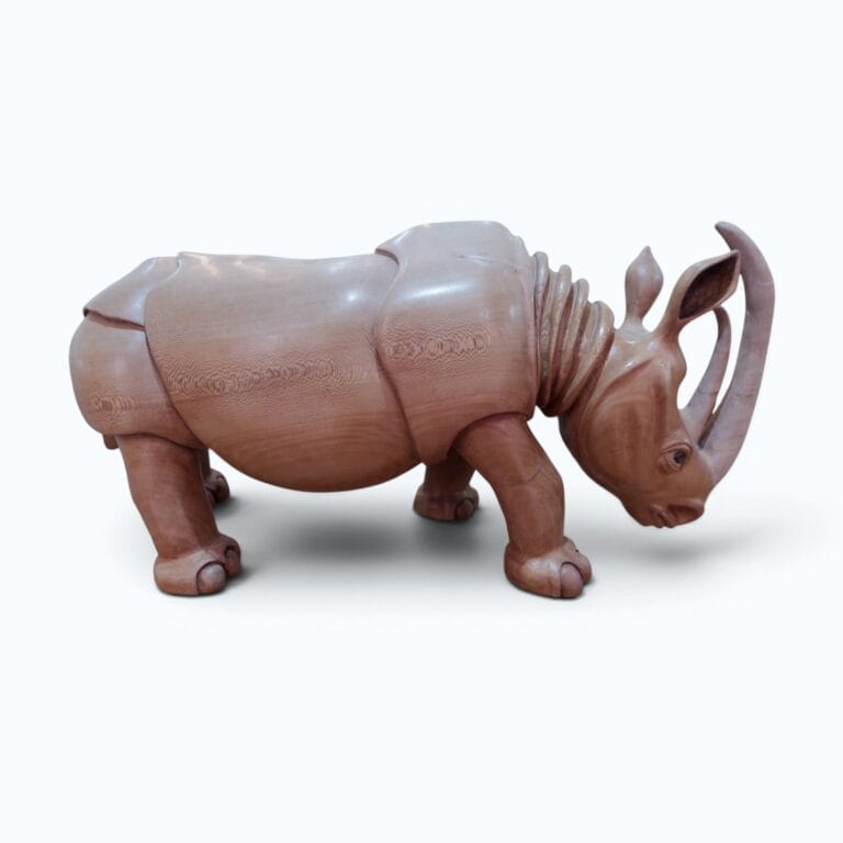 Rhinoceros Sculpture Bois 2025 03