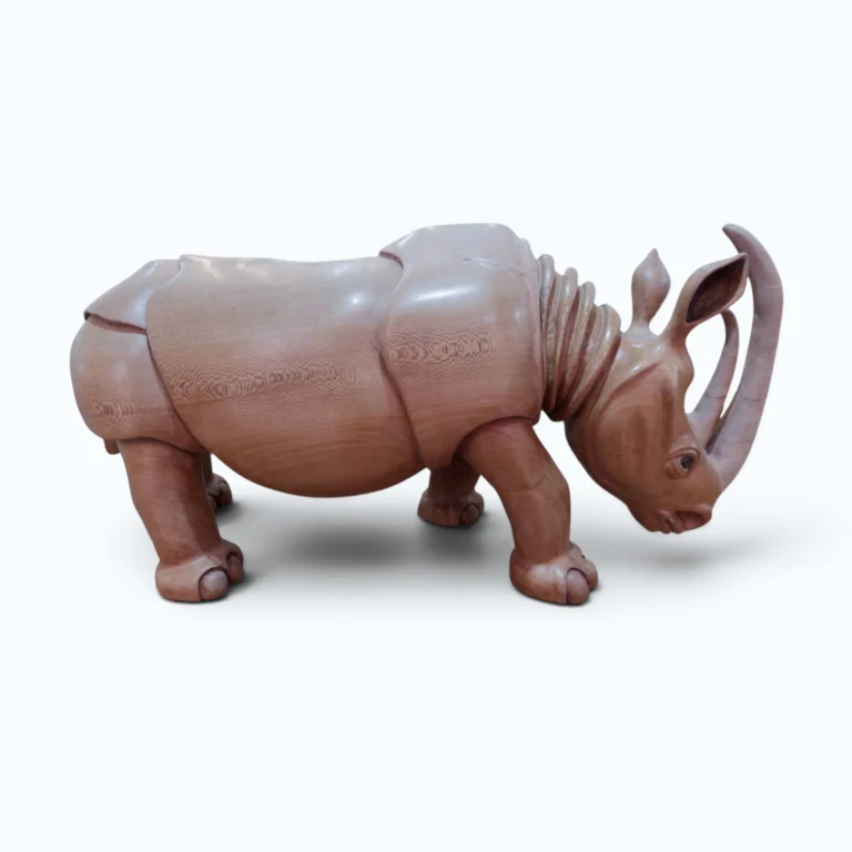 Rhinoceros Sculpture Bois 2025 03